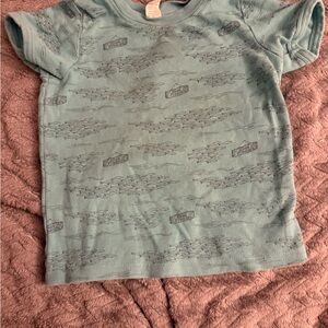 Kate Quinn Teal Graphic Short Sleeve Tee